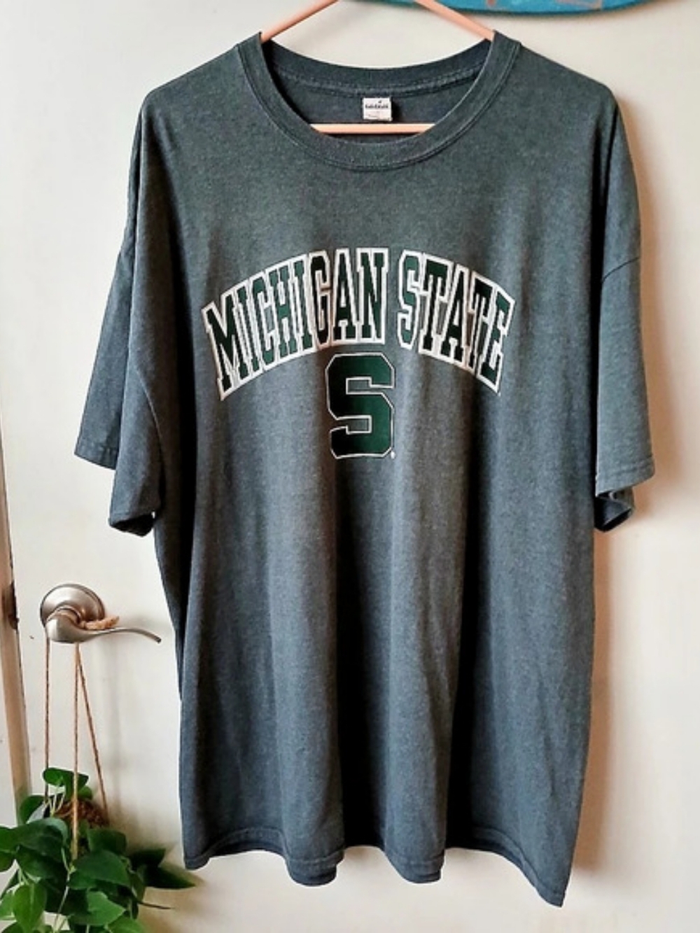 Gildan Mens Michigan State Graphic Tee 2XL
